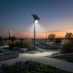 100W(1000Lm) LED prožektors ar solāro paneli  DC 6V 6W, V-TAC, IP65, melns, ar tālvadības pulti un regulējamu krāsu temperatūru, 7IN1