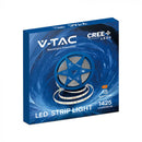 Cena par 1m_15W/m(1425Lm/m) 0.63A/m LED Lente, V-TAC, 10 m,  ūdensnedroša IP20, 24V, CCT, 3IN1