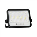 200W(1700Lm) LED prožektors ar solāro paneli  DC 6V 12W, V-TAC, IP65, melns, ar tālvadības pulti un regulējamu krāsu temperatūru, 7IN1