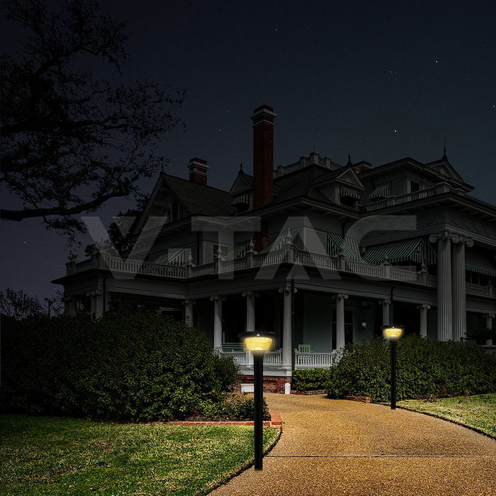 15W(2200Lm) LED solārais dārza gaismeklis, V-TAC, IP65, 3IN1