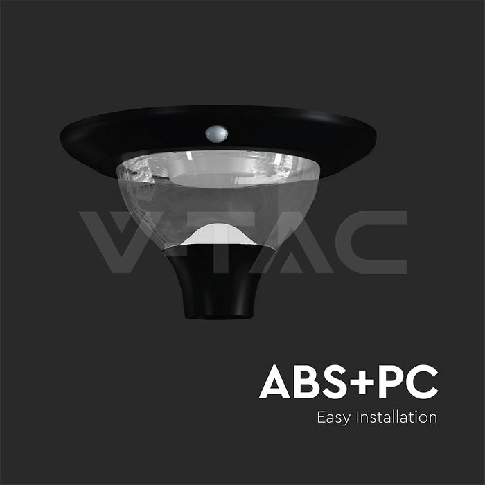 15W(2200Lm) LED solārais dārza gaismeklis, V-TAC, IP65, 3IN1