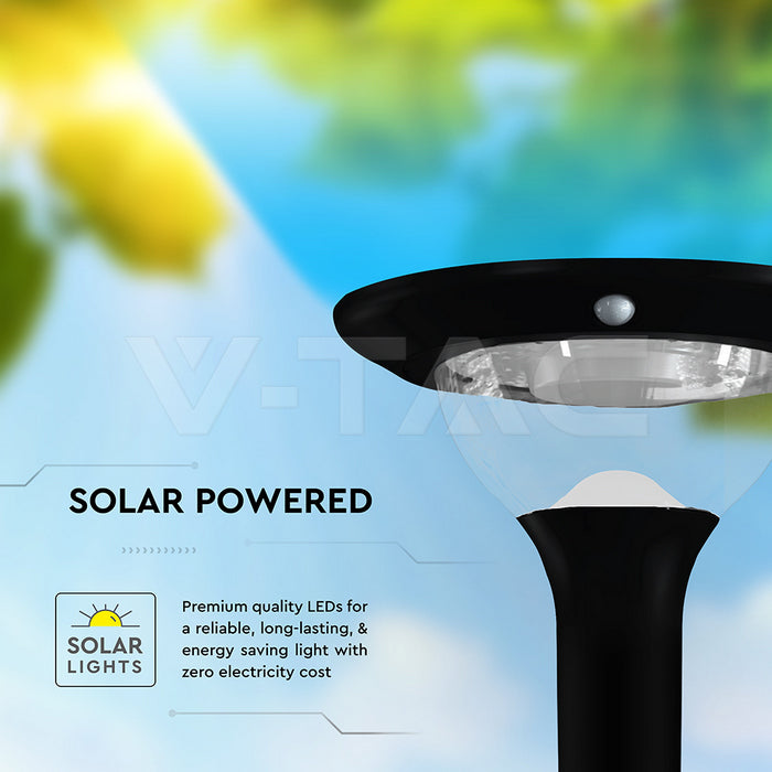 15W(2200Lm) LED solārais dārza gaismeklis, V-TAC, IP65, 3IN1
