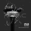 15W(2200Lm) светодиодный солнечный садовый светильник, V-TAC, IP65, 3IN1
