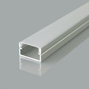 2m virsapmetuma alumīnija profils, sudraba, 2000x17x10mm,  V-TAC