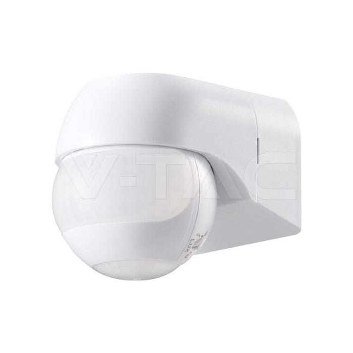 PIR sienas sensors 180°/360°, balts korpuss, IP44