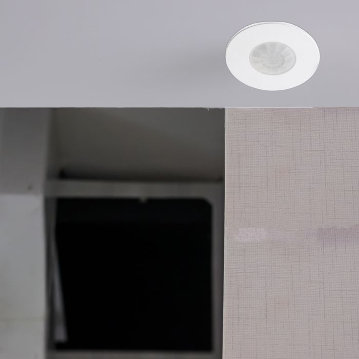 Iebūvējams PIR kustības sensors ar integrētu mikroshēmu, IP54