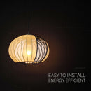 V-TAC VT-89011 dekoratīvā piekaramā lampa, E27, līdz 60W, IP20, bēša/matēti melna, audums/metāls, 400x120x350mm, 220–240V, 2 gadu garantija