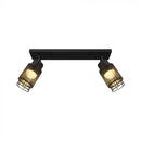 2x6W(1440Lm) LED dekoratīvais griestu gaismeklis, V-TAC, IP20, melns, silti balta gaisma 3000K