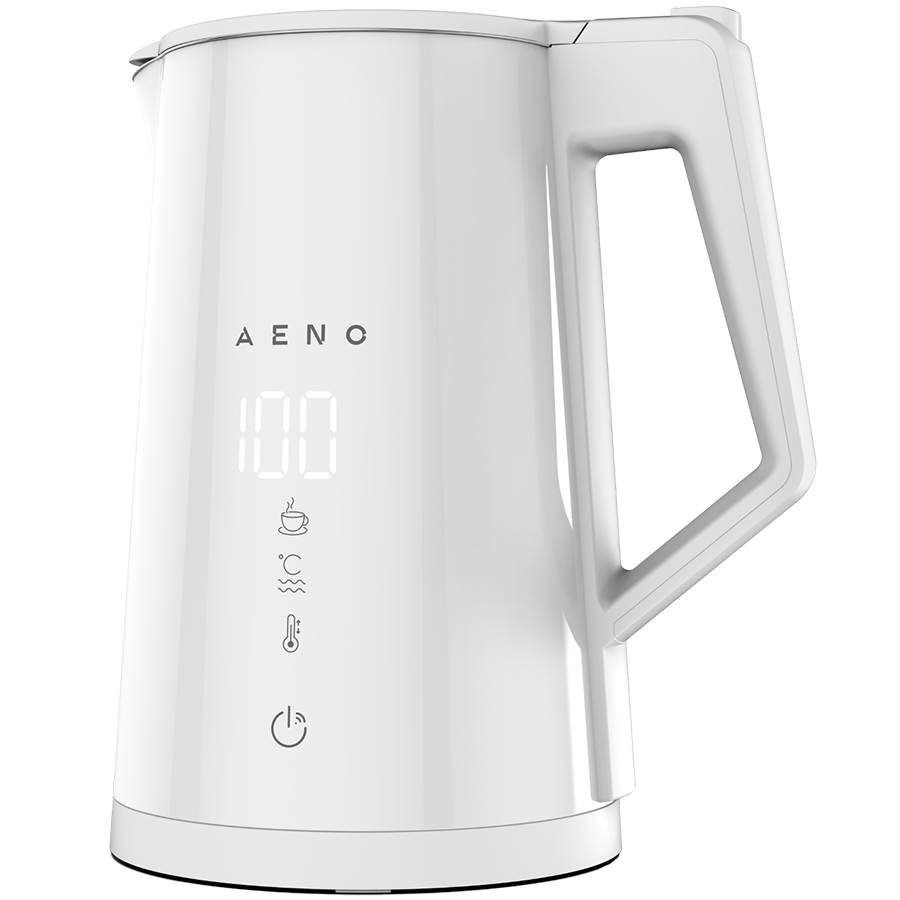 AENO elektriskā tējkanna EK8S Smart:  Jauda: 1850–2200 W  Tilpums: 1,7 L