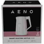 AENO elektriskā tējkanna EK8S Smart:  Jauda: 1850–2200 W  Tilpums: 1,7 L