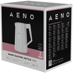 AENO elektriskā tējkanna EK8S Smart:  Jauda: 1850–2200 W  Tilpums: 1,7 L