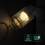 6W(720Lm) LED sienas gaismeklis, IP20, V-TAC, matēts melns, silti balta gaisma 3000K