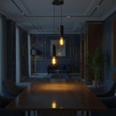 V-TAC VT-89017 dekoratīvā piekaramā lampa, 2xE27, līdz 60W, IP20, matēti melna, metāls/alumīnijs, 230x150x317mm, 220–240V, 2 gadu garantija