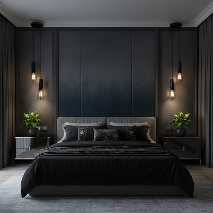 V-TAC VT-89017 dekoratīvā piekaramā lampa, 2xE27, līdz 60W, IP20, matēti melna, metāls/alumīnijs, 230x150x317mm, 220–240V, 2 gadu garantija
