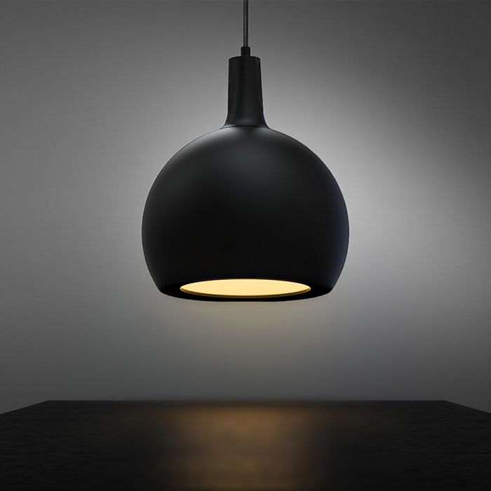 V-TAC VT-89020 dekoratīvā piekaramā lampa, E27, līdz 60W, IP20, melna, keramika/metāls, 280x218x1880mm, 220–240V