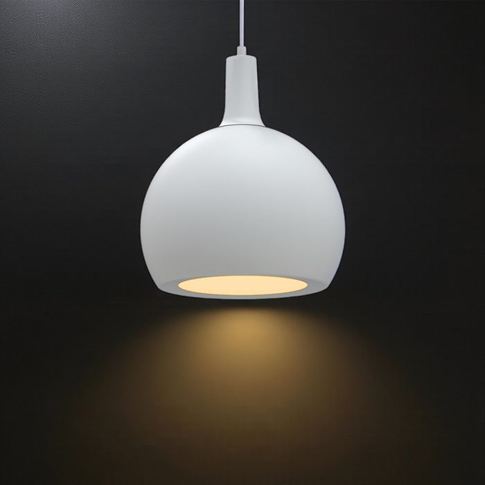 V-TAC VT-89020 dekoratīvā piekaramā lampa, E27, līdz 60W, IP20, balta, keramika/metāls, 280x218x1880mm, 220–240V, 2 gadu garantija