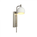 10W(1200Lm) LED dekoratīvā sienas lampa, V-TAC VT-89021, SMD, 120Lm/W, IP20, balta/slīpēta niķeļa, 190x120x430mm, 220–240V, 280°, 2 gadu garantija, gaisma 3000K