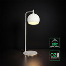 10W(1200Lm) LED dekoratīvā galda lampa, V-TAC VT-89022, SMD, 120Lm/W, IP20, balta/slīpēta niķeļa, 160x120x440mm, 220–240V, 280°, 2 gadu garantija, gaisma 3000K