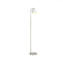 10W(1200Lm) LED dekoratīvā grīdas lampa, V-TAC VT-89024, SMD, 120Lm/W, IP20, balta/slīpēta niķeļa, 250x180x1410mm, 220–240V, 280°, 2 gadu garantija, gaisma 3000K
