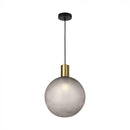 V-TAC VT-89025 dekoratīvā piekaramā lampa, E27, līdz 60W, IP20, smilšu pelēka/bronzas galvaniskā apdare, stikls/alumīnijs/metāls, 300x100x400mm, 220–240V, 2 gadu garantija