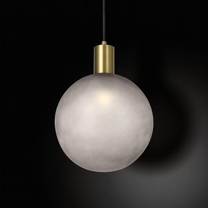 V-TAC VT-89025 dekoratīvā piekaramā lampa, E27, līdz 60W, IP20, smilšu pelēka/bronzas galvaniskā apdare, stikls/alumīnijs/metāls, 300x100x400mm, 220–240V, 2 gadu garantija