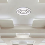55W(4480Lm) LED dekoratīvais griestu plafons, V-TAC, IP20, ar tālvadības pulti, apaļš, balts, dimmējams, 3IN1