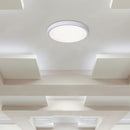 36W(3240Lm) LED dekoratīvs griestu gaismeklis, V-TAC VT-7737, SMD, IP20, balts/melns, Ø390x35mm, 220–265V, 160°, 2,4GHz RF tālvadība, dimmējams, 2 gadu garantija, regulējama gaisma 3000K–6500K