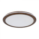 36W(2880Lm) LED dekoratīvs griestu gaismeklis, V-TAC VT-7738, SMD, IP20, koka imitācija, Ø410x30mm, 220–240V, 160°, 2,4GHz RF tālvadība, dimmējams, 2 gadu garantija, CCT 3000K/4500K/6500K