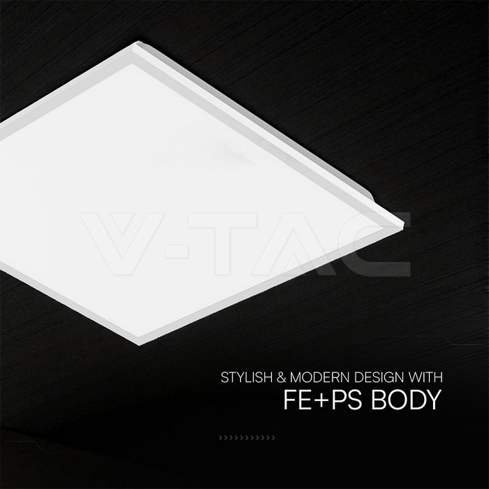 40W(4800Lm) 600x600 cm  LED CREE panelis, V-TAC, IP20, auksti balta gaisma 6500K