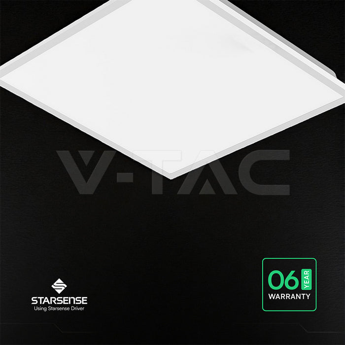 40W(4800Lm) 600x600 cm  LED CREE panelis, V-TAC, IP20, auksti balta gaisma 6500K