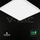 40W(4800Lm) 600x600 cm  LED CREE panelis, V-TAC, IP20, auksti balta gaisma 6500K