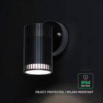 MAX 10W GU10 LED fasādes gaismekļa karkass, V-TAC, IP44, alumīnija, melns,