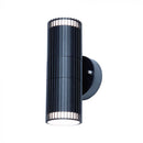 10Wx2 GU10 LED fasādes gaismeklis, V-TAC, IP44, alumīnija, melns