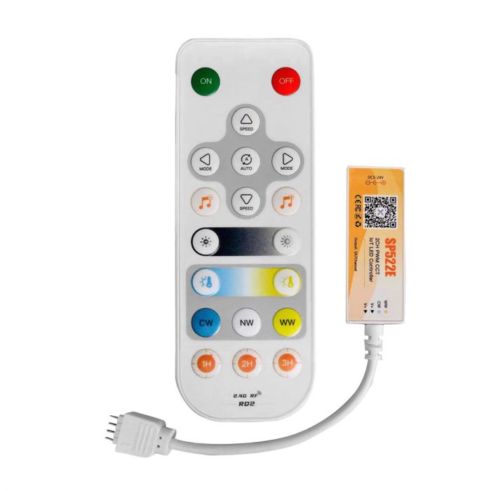 DC:5-24V SMART kontrolieris CCT CREE lentei,  12mA-40mA, 2.4Ghz, IP20