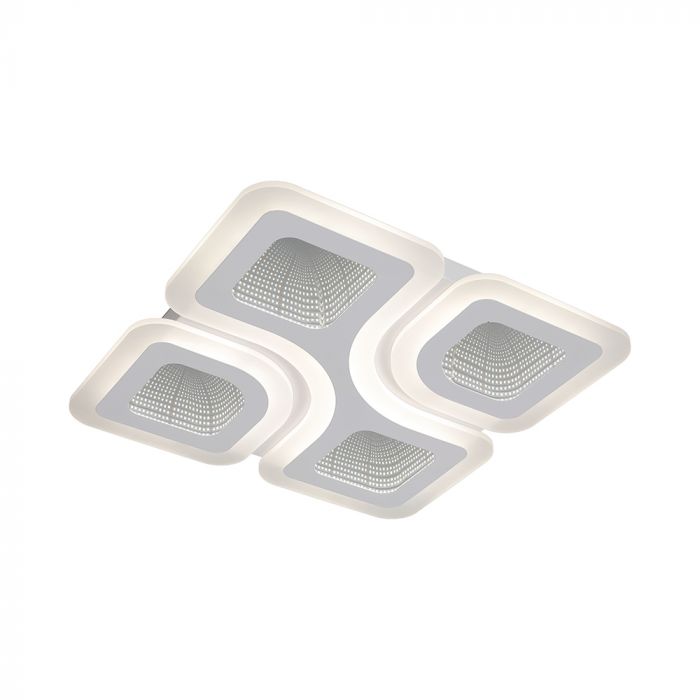 70W(5600Lm) LED dizaina griestu gaismeklis ar tālvadības pulti, IP20, V-TAC, 3IN1, dimmējams (Copy)