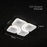 70W (5600 lm) LED designer ceiling light with remote control, IP20, V-TAC, 3-in-1, dimmable (Copy)