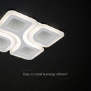 70W(5600Lm) LED dizaina griestu gaismeklis ar tālvadības pulti, IP20, V-TAC, 3IN1, dimmējams (Copy)