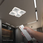 70W (5600 lm) LED designer ceiling light with remote control, IP20, V-TAC, 3-in-1, dimmable (Copy)