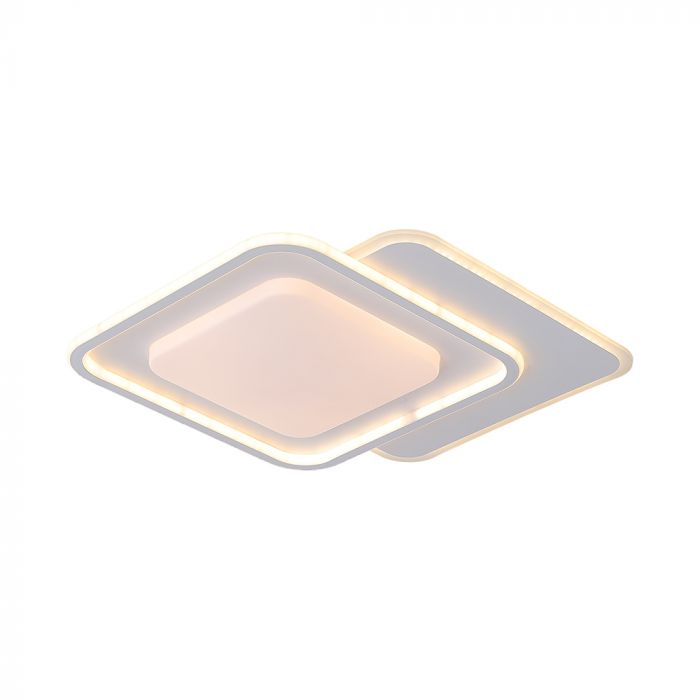 60W(5400Lm) LED dizaina griestu gaismeklis ar tālvadības pulti, IP20, V-TAC, 3IN1