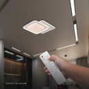 60W(5400Lm) LED dizaina griestu gaismeklis ar tālvadības pulti, IP20, V-TAC, 3IN1