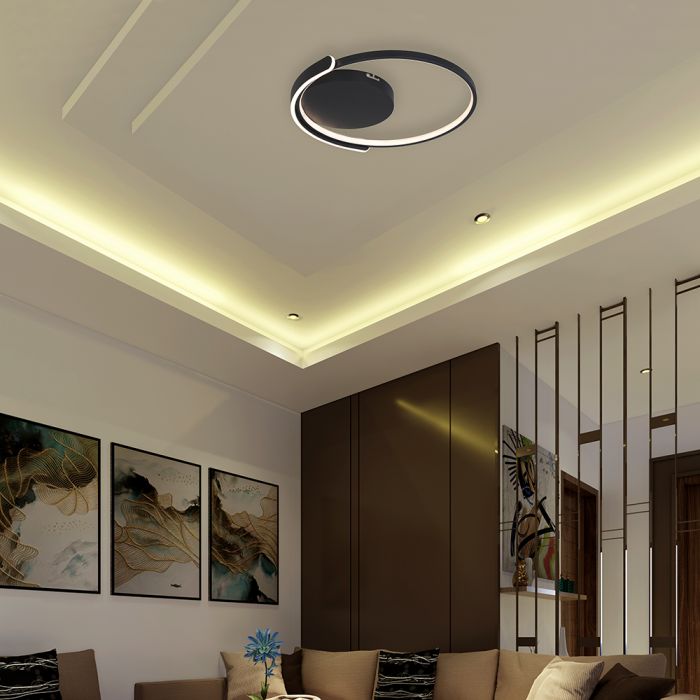 70W(4000Lm) LED dizaina griestu gaismeklis ar tālvadības pulti, IP20, V-TAC, 3IN1