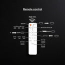 70W(4000Lm) LED dizaina griestu gaismeklis ar tālvadības pulti, IP20, V-TAC, 3IN1