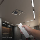 70W(4000Lm) LED dizaina griestu gaismeklis ar tālvadības pulti, IP20, V-TAC, 3IN1