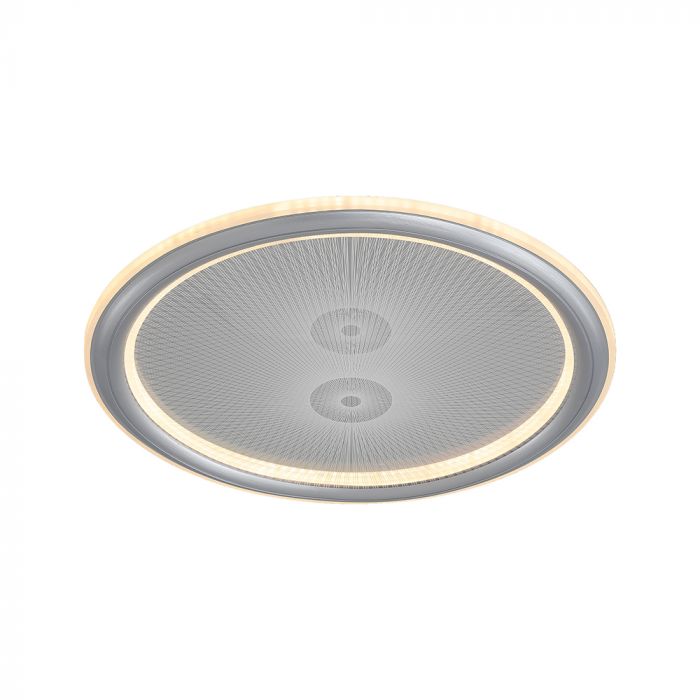 50W(4000Lm) LED dizaina griestu gaismeklis ar tālvadības pulti, IP20, V-TAC, 3IN1, dimmējams
