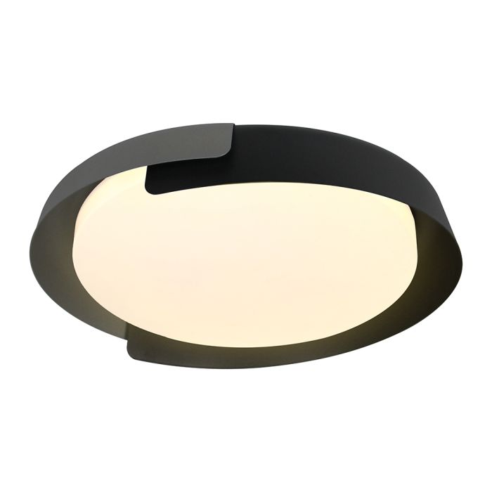 48W(5760Lm) LED dekoratīvs griestu gaismeklis, V-TAC VT-84020, IP20, melns/koka raksts, Ø500x80mm, 220–260V, 120°, Bluetooth un tālvadība, dimmējams, 2 gadu garantija, CCT 3000K/4000K/6000K