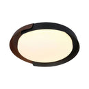 48W(5760Lm) LED dekoratīvs griestu gaismeklis, V-TAC VT-84020, SMD, IP20, balts/koka raksts, Ø500x80mm, 220–260V, 120°, Bluetooth un tālvadība, dimmējams, 2 gadu garantija, CCT 3000K/4000K/6000K