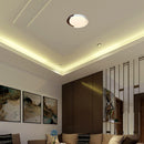 48W(5760Lm) LED dekoratīvs griestu gaismeklis, V-TAC VT-84020-BG, SMD, IP20, IK04, melns/pelēks, Ø500x80mm, 220–260V, 120°, tālvadības pults un lietotnes vadība, dimmējams, 2 gadu garantija, CCT 3000K/4000K/6000K