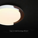 48W(5760Lm) LED dekoratīvs griestu gaismeklis, V-TAC VT-84020-BG, SMD, IP20, IK04, melns/pelēks, Ø500x80mm, 220–260V, 120°, tālvadības pults un lietotnes vadība, dimmējams, 2 gadu garantija, CCT 3000K/4000K/6000K