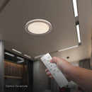 30W/60W/30W(6000Lm) LED dekoratīvs griestu gaismeklis, V-TAC VT-85030-DB, SMD, IP20, IK03, tumši brūns, Ø495x67,6mm, 220–240V, 120°, tālvadības pults, dimmējams, 2 gadu garantija, CCT 3000K/4000K/6500K