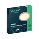 30W/60W/30W(6000Lm) LED dekoratīvs griestu gaismeklis, V-TAC VT-85031, SMD, IP20, IK03, melns, Ø480x57,6mm, 220–240V, 120°, tālvadības pults, dimmējams, 2 gadu garantija, CCT 3000K/4000K/6500K